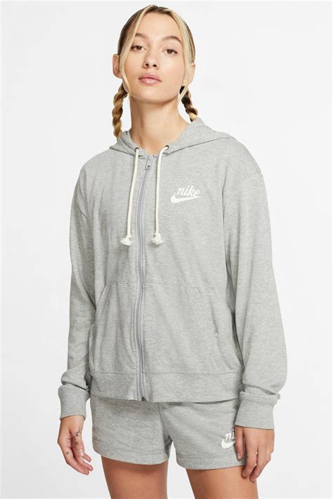 grijze nike trui|grijze vesten dames.